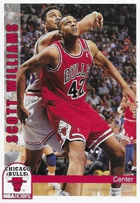 Williams, Scott / Chicago Bulls | NBA Hoops #35 | Basketball Trading Card | 1992-93