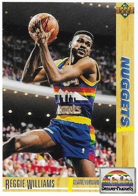Williams, Reggie / Denver Nuggets | Upper Deck #206 | Basketball Trading Card | 1991-92