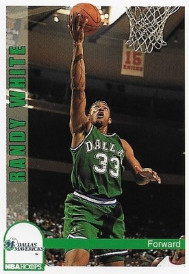 White, Randy / Dallas Mavericks | NBA Hoops #52 | Basketball Trading Card | 1992-93