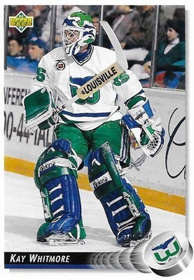 Whitmore, Kay / Hartford Whalers | Upper Deck #76 | Hockey Trading Card | 1992-93