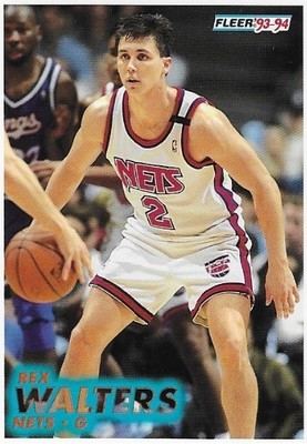 Walters, Rex / New Jersey Nets | Fleer #337 | Basketball Trading Card | 1993-94 | Rookie Card