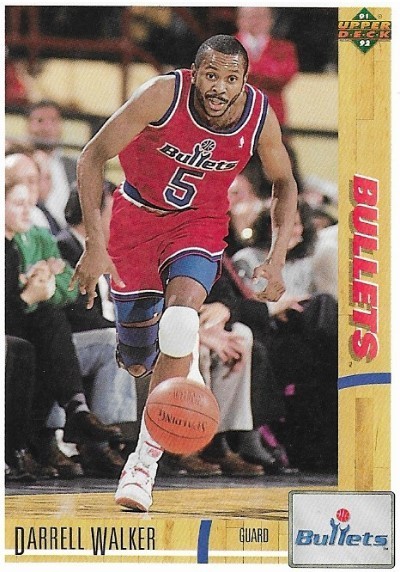 Walker, Darrell / Washington Bullets | Upper Deck #367 | Basketball Trading Card | 1991-92