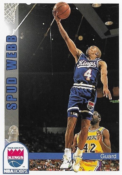 Webb, Spud / Sacramento Kings | NBA Hoops #203 | Basketball Trading Card | 1992-93
