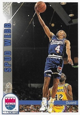 Webb, Spud / Sacramento Kings | NBA Hoops #203 | Basketball Trading Card | 1992-93
