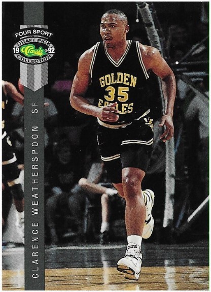 Weatherspoon, Clarence / Southern Miss Golden Eagles | Classic Four Sport #25 | Basketball Trading Card | 1992