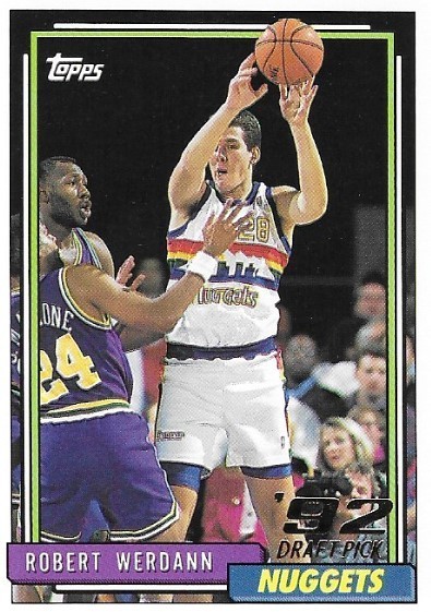 Werdann, Robert / Denver Nuggets | Topps #394 | Basketball Trading Card | 1992-93 | Rookie Card