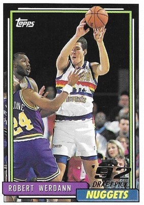 Werdann, Robert / Denver Nuggets | Topps #394 | Basketball Trading Card | 1992-93 | Rookie Card