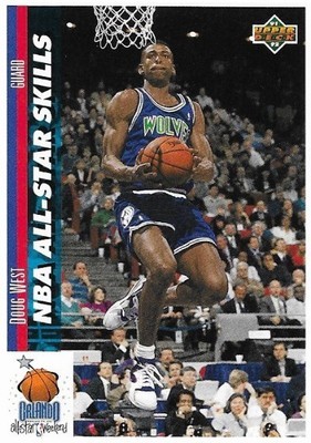 West, Doug / Minnesota Timberwolves | Upper Deck #483 | Basketball Trading Card | 1991-92 | NBA All-Star Skills