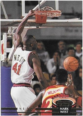 West, Mark / Phoenix Suns | Stadium Club #377 | Basketball Trading Card | 1992-93