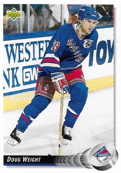 Weight, Doug / New York Rangers | Upper Deck #279 | Hockey Trading Card | 1992-93