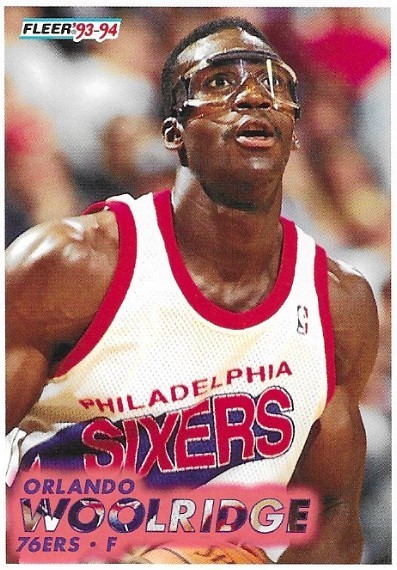 Woolridge, Orlando / Philadelphia 76ers | Fleer #354 | Basketball Trading Card | 1993-94