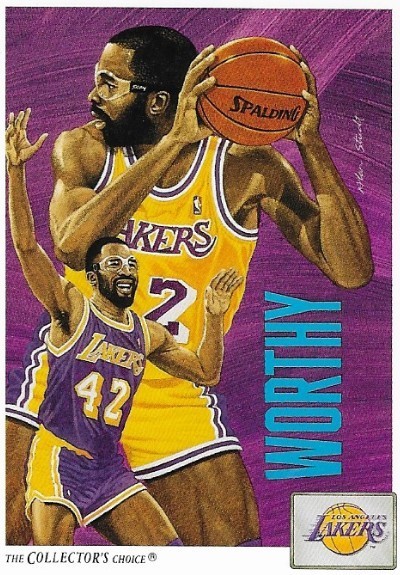 Worthy, James / Los Angeles Lakers | Upper Deck #85 | Basketball Trading Card | 1991-92 | Team Checklist | Hall of Famer