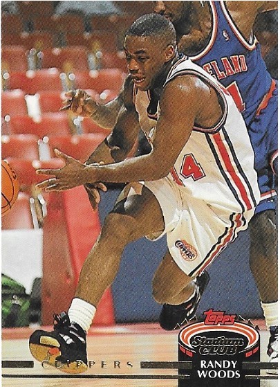 Woods, Randy / Los Angeles Clippers | Stadium Club #272 | Basketball Trading Card | 1992-93 | Rookie Card