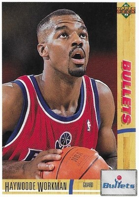 Workman, Haywoode / Washington Bullets | Upper Deck #330 | Basketball Trading Card | 1991-92 | Rookie Card