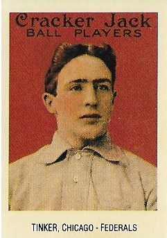 Tinker, Joe / Chicago Whales | Cracker Jack #16 | Baseball Trading Card | 1993 | Hall of Famer