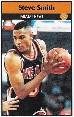 Smith, Steve / Miami Heat | Panini #163 | Basketball Trading Card | 1992-93 | Sticker Card | Italy