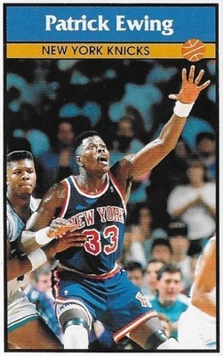 Ewing, Patrick / New York Knicks | Panini #175 | Basketball Trading Card | 1992-93 | Sticker Card | Italy | Hall of Famer