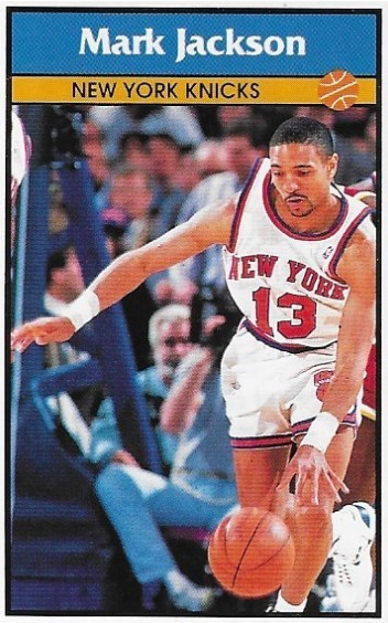Jackson, Mark / New York Knicks | Panini #176 | Basketball Trading Card | 1992-93 | Sticker Card | Italy