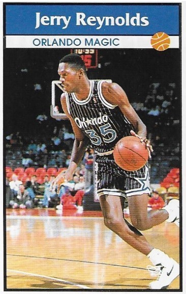 Reynolds, Jerry / Orlando Magic | Panini #155 | Basketball Trading Card | 1992-93 | Sticker Card | Italy