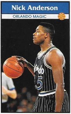 Anderson, Nick / Orlando Magic | Panini #152 | Basketball Trading Card | 1992-93 | Sticker Card | Italy