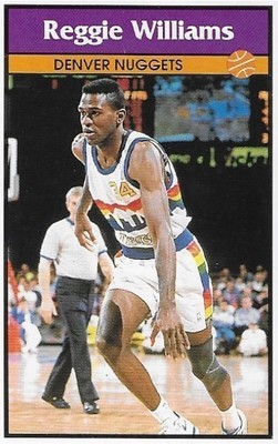 Williams, Reggie / Denver Nuggets | Panini #70 | Basketball Trading Card | 1992-93 | Sticker Card | Italy
