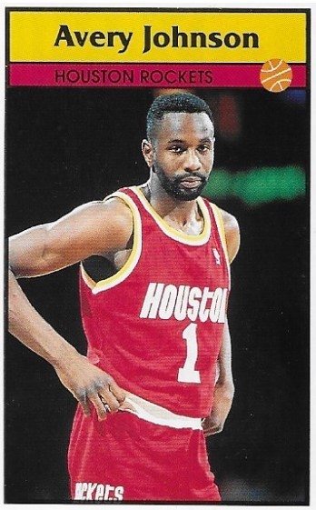 Johnson, Avery / Houston Rockets | Panini #79 | Basketball Trading Card | 1992-93 | Sticker Card | Italy
