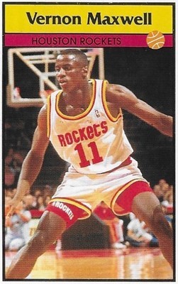 Maxwell, Vernon / Houston Rockets | Panini #77 | Basketball Trading Card | 1992-93 | Sticker Card | Italy