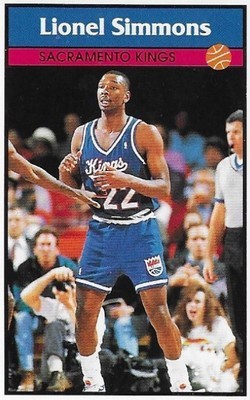 Simmons, Lionel / Sacramento Kings | Panini #52 | Basketball Trading Card | 1992-93 | Sticker Card | Italy