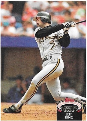 King, Jeff / Pittsburgh Pirates | Stadium Club #24 | Baseball Trading Card | 1992