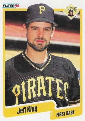 King, Jeff / Pittsburgh Pirates | Fleer #469 | Baseball Trading Card | 1990