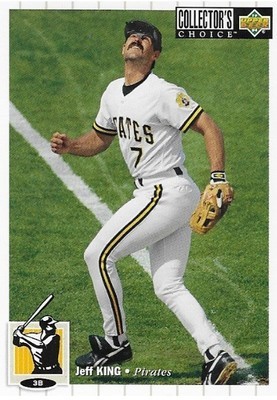 King, Jeff / Pittsburgh Pirates | Collector&#39;s Choice #163 | Baseball Trading Card | 1994