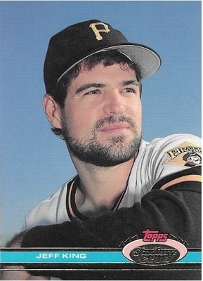 King, Jeff / Pittsburgh Pirates | Stadium Club #528 | Baseball Trading Card | 1991