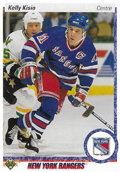 Kisio, Kelly / New York Rangers | Upper Deck #296 | Hockey Trading Card | 1990-91 | Canada