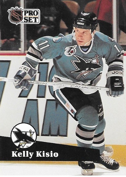 Kisio, Kelly / San Jose Sharks | Pro Set #479 | Hockey Trading Card | 1991-92