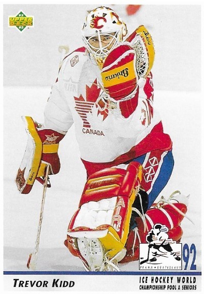 Kidd, Trevor / Canada | Upper Deck #385 | Hockey Trading Card | 1992-93 | World Championship
