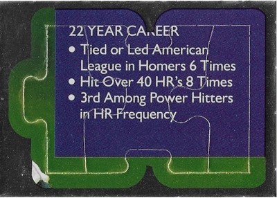 Killebrew, Harmon / Minnesota Twins | Leaf #43-44-45 | Baseball Trading Card | 1991 | Puzzle Card | Hall of Famer