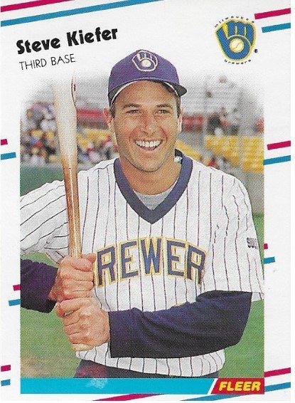 Kiefer, Steve / Milwaukee Brewers | Fleer #167 | Baseball Trading Card | 1988