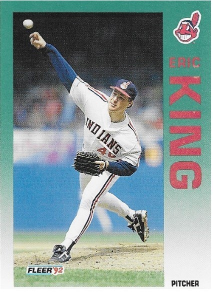 King, Eric / Cleveland Indians | Fleer #115 | Baseball Trading Card | 1992