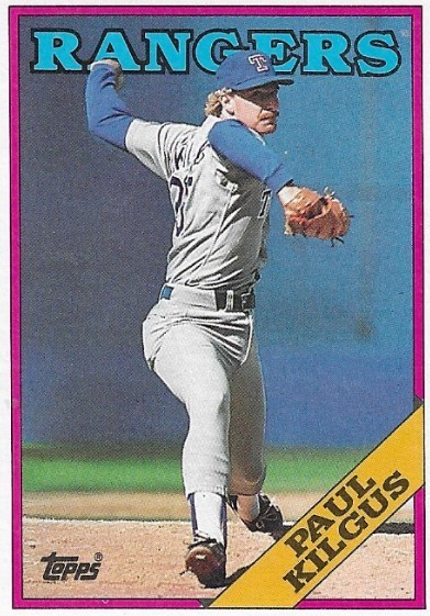 Kilgus, Paul / Texas Rangers | Topps #427 | Baseball Trading Card | 1988 | Rookie Card
