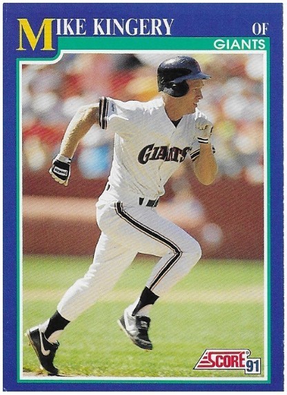 Kingery, Mike / San Francisco Giants | Score #547 | Baseball Trading Card | 1991