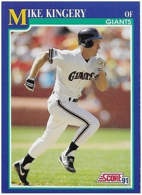 Kingery, Mike / San Francisco Giants | Score #547 | Baseball Trading Card | 1991