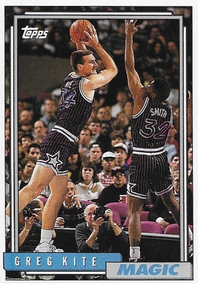 Kite, Greg / Orlando Magic | Topps #332 | Basketball Trading Card | 1992-93