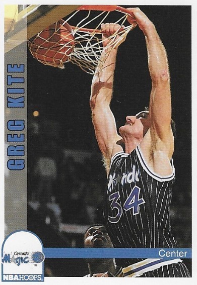 Kite, Greg / Orlando Magic | NBA Hoops #441 | Basketball Trading Card | 1992-93