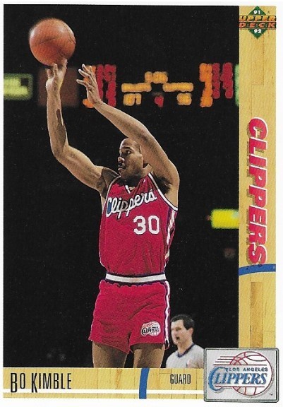 Kimble, Bo / Los Angeles Clippers | Upper Deck #114 | Basketball Trading Card | 1991-92