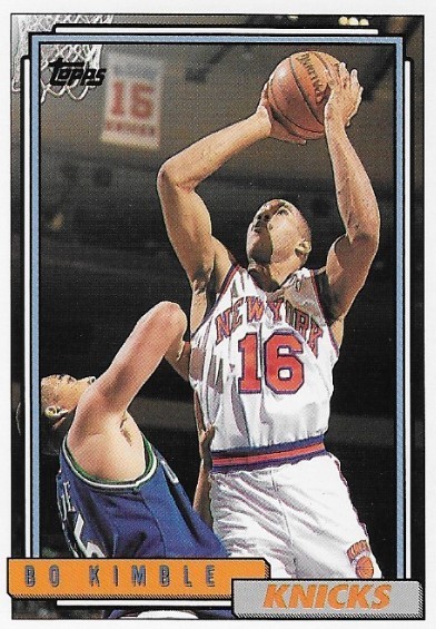Kimble, Bo / New York Knicks | Topps #310 | Basketball Trading Card | 1992-93