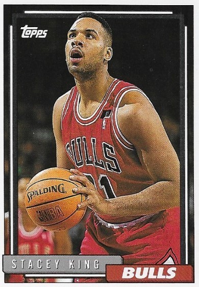King, Stacey / Chicago Bulls | Topps #359 | Basketball Trading Card | 1992-93