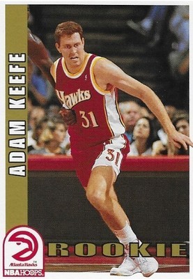 Keefe, Adam / Atlanta Hawks | NBA Hoops #352 | Basketball Trading Card | 1992-93 | Rookie Card