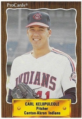 Keliipuleole, Carl / Canton-Akron Indians | ProCards (CMC) #835 | Basketball Trading Card | 1990 | Eastern League