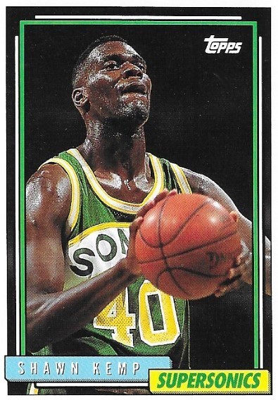 Kemp, Shawn / Seattle Supersonics | Topps #267 | Basketball Trading Card | 1992-93