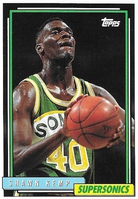 Kemp, Shawn / Seattle Supersonics | Topps #267 | Basketball Trading Card | 1992-93